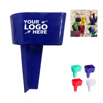 Sand Cup Holder for Beverage Phone Sunglass Key, Beach Accessory Drink Sand Coaster
